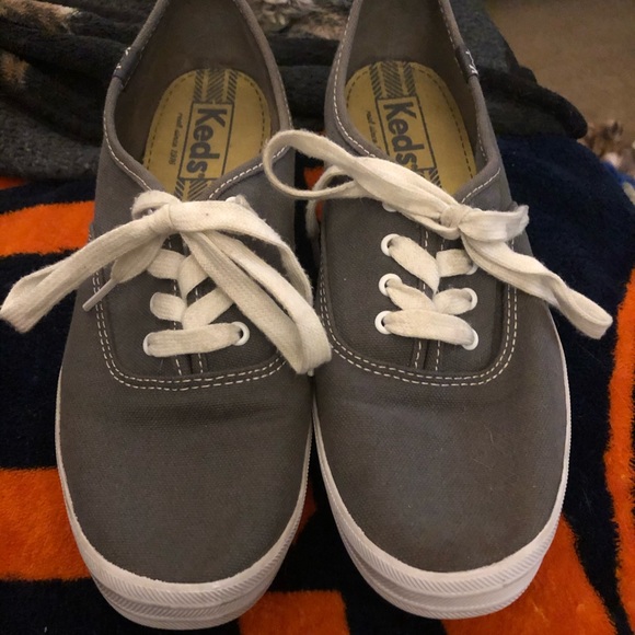 Light grey, women’s keds casual sneakers - Picture 1 of 7